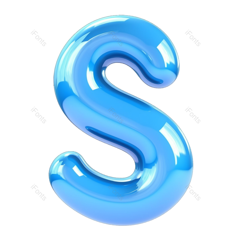 蓝色图片,半透明元素,气球PNG,气球字免抠素材